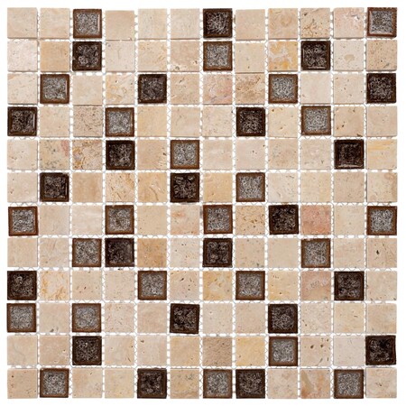 Andova Tiles ANDOVA TILES Exploration Egypt 1" x 1" Natural Stone Mosaic Tile ANDEXPG360